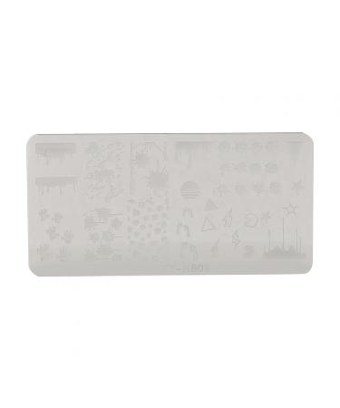 Nail Printing Stencils & Stamping Plates - Secure & Easy for Home Beauty Salon (01-04) | International Shipping - Buy Online on GoSupps.com