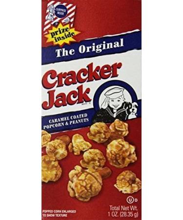 Cracker Jacks Original 30 Boxes of 1 Oz Caramel Coated Popcorn & Peanuts Prize in Every Box Caramel 1 Ounce (Pack of 30)