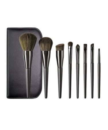 Xptieeck 8 Colorful Makeup Brushes Wholesale Powder Eyeshadow Loose Powder Brush Set Makeup Brush Complete Set Chemical Fiber + Aluminum