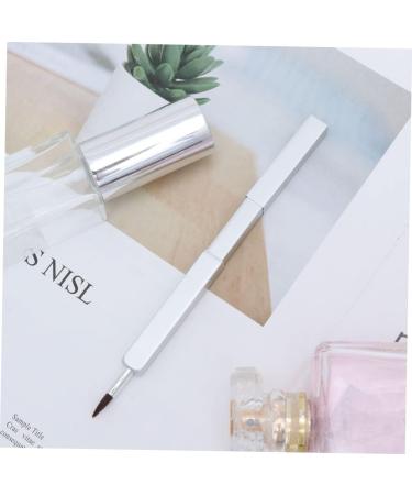 Housoutil Handy Lip Brush Fake Hair Edges Gel Removing Tool Makeup Brush Lipstick Applicator Lipstick Brush Makeup Lip Brush Retractable Set White Pearlescent Travel - Buy Online on GoSupps.com