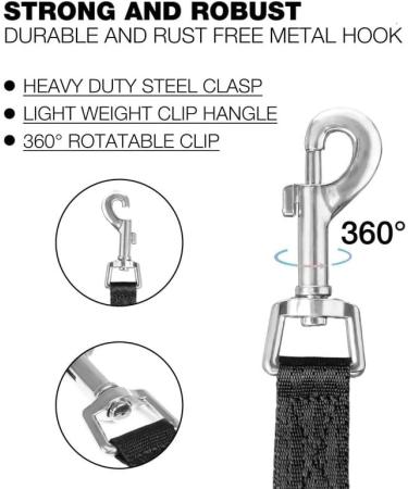 Shop Loutep 3m 5m 10m 15m 20m Long Towline Dog Leash - Strong Nylon with Padded Handle - 30m Black Dog Leash for Effective Training and Walking - Buy Online on GoSupps.com