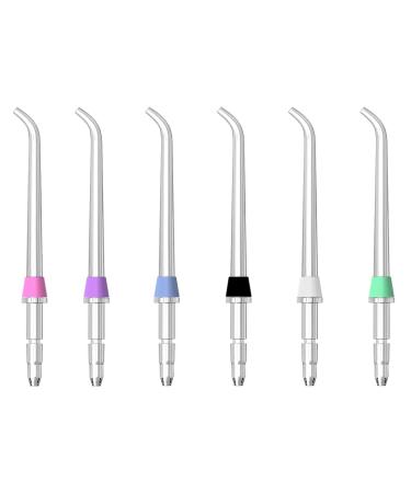 Replacement Tips for Waterpik Water Flosser Attachment Heads for Water Pik Picks Accessories (6 Classic Jet Tips)