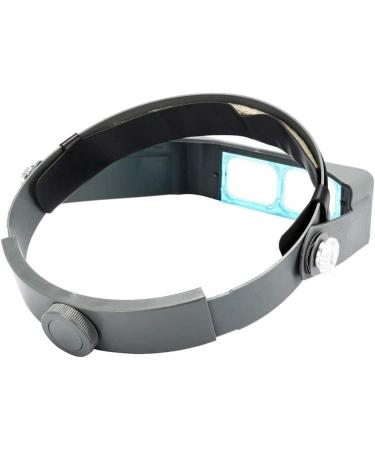 Headband Magnifier Head MountLighted Magnifying Glasses 4 Lens Headband Wearing Magnifier Watch Repair Reading Optivisor Eye Welding Visor Tool for Hobbies Reading Jewelry Loupe Crafts Watch - Buy Online on GoSupps.com