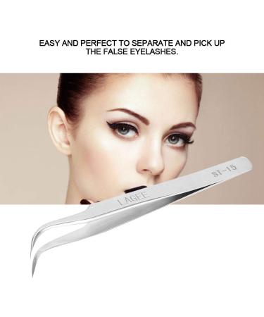 Durable Anti-Rust Safety Firm Eyelashes Extension Tool Comfortable Tweezers for Eyelash Grafting for Home Girls(ST-15) - Buy Online on GoSupps.com