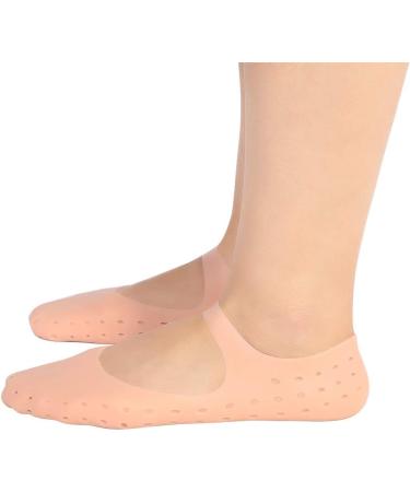 Silicone Gel Moisturizing Socks for Foot Care | Anti-Riss Protection for Plantar Fasciitis & Heel Spurs - Lindle M-Skin - Buy Online on GoSupps.com
