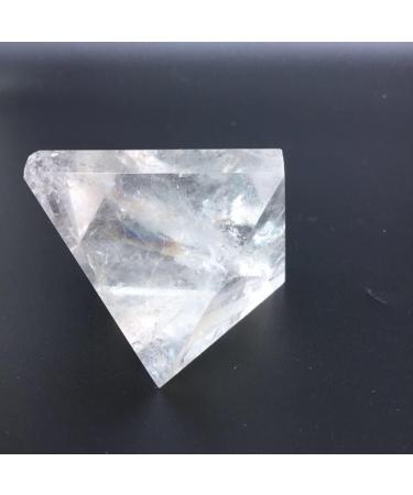 Natural Clear Quartz Crystal Stone Transparent Crystal Pyramid - Buy Online on GoSupps.com