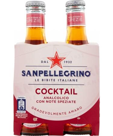 San Pellegrino Pack of 24 non-alcoholic drinks for cocktails + disposable glass bottle Tonica Rovere 20 cl - Buy Online on GoSupps.com