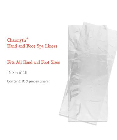 Charmyth Disposable Thermal Heated Mitt Liners - 100 Count Pack for Paraffin Bath Treatments - Buy Online on GoSupps.com