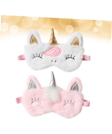 FRCOLOR 2pcs Cartoon Eye Masks & Lace Gloves - Plush Sleeping Eye Covers & Night Blindfolds for Parties | Sweet Work Clothing - Buy Online on GoSupps.com