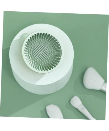 Angoily Cleanser of Makeup Brush Makeup Brush Scrubber Makeup Cleaner Protruding Ear Corrector Cleaning Scrubber Face Silicone Scrubber Face Cleaner Sucker Silicone Brush Silica Gel - Buy Online on GoSupps.com