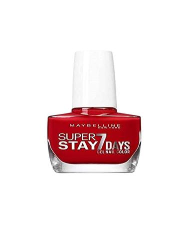 Maybelline New York Professional Nail Polish - Gel Technology - Super Stay 7 Days - Shade: Passion Red (08)