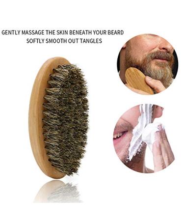 GYSURYB 4pcs Beard Brush Comb Set for Men | Mustache & Beard Grooming Tool | Hair Styling Care Kit with Bag - International Shipping Available - Buy Online on GoSupps.com