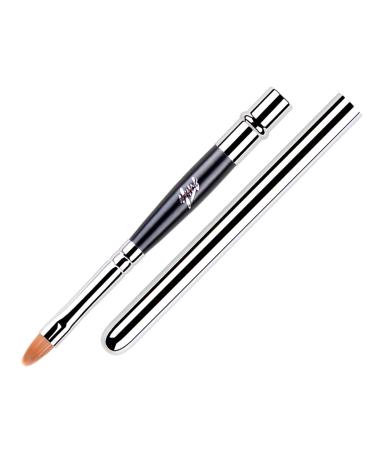 Professional Lip Makeup Brushes for Lipstick Lip Gloss Exquisite in clude Lid Silver