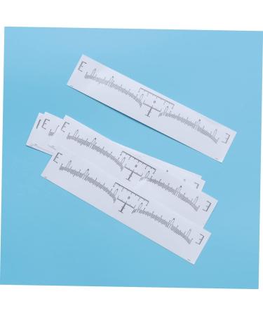 Beavorty Disposable Gauge 120pcs Tools Mini Measure Tool Eyebrow Ruler Sticker Caliper Disposable Eyebrow Shaping Tools - Buy Online on GoSupps.com