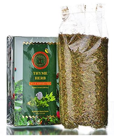 Siberian Thyme Herb, 3.53 OZ (100 Grams)  Thyme Herb Tea