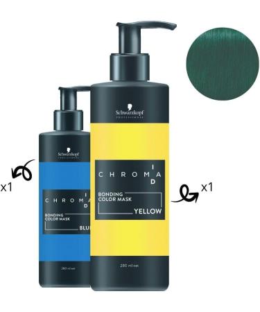 Schwarzkofpf Professional ChromaID Masque Pigmentant Intense Bleu 280ml - Buy Online on GoSupps.com