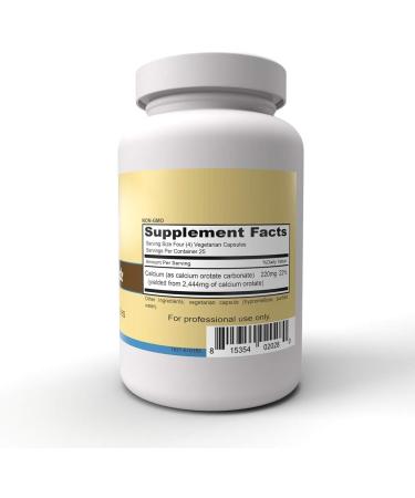 Priority One Vitamins Calcium Orotate - 100 Vegetarian Capsules - Strong Bones Supplement - Buy Online on GoSupps.com