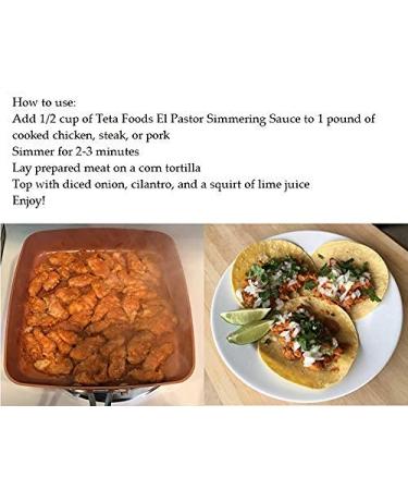Authentic Al Pastor Taco Simmer Sauce - 32FL OZ | Flavorful Mexican Tacos at Home - Buy Online on GoSupps.com