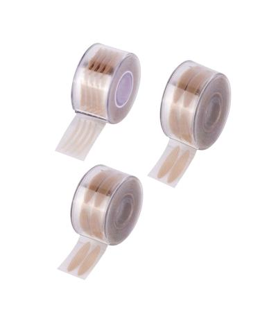 Healeved 1200pcs Double Sided Eyelid Tape Makeup Tape Round Stickers Invisible Double Eyelid Sticker Instant Double Eyelid Breathable Fiber Single Side Eyelid Tape Stickers Lifter Blindfold