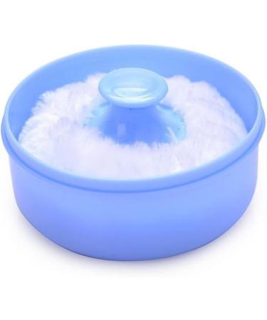 boite de poudre avec Puff d'eponge souple cosmetique de et corps de/conteneur (bleu) - Buy Online on GoSupps.com