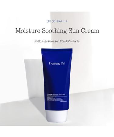 YUNKANG YUL Moisture Soothing Sun Cream SPF 50 | Broad Spectrum Sunblock for All Skin Types | Reef Safe & No White Cast | Hyaluronic Acid Moisturizer | 2.53 Fl.Oz - Buy Online on GoSupps.com