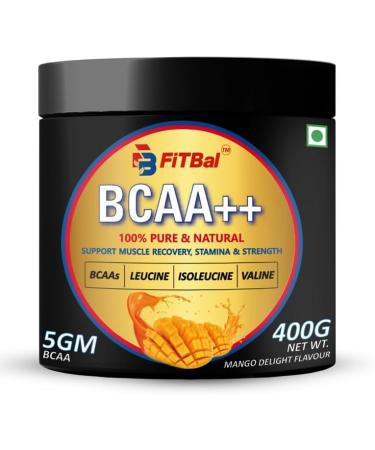 BCAA++ Mango Delight - 400g | Advanced Muscle Recovery Boost Stamina & Strength | Leucine Isoleucine & Valine - Shop Now - Buy Online on GoSupps.com