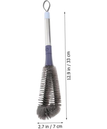 Solustre Bottle Cleaning Brush Set - Cup Scrubbing & Bottle Cleaner for Baby & Water Bottles - 1 Pack Blue - Buy Online on GoSupps.com