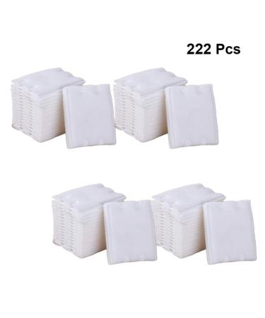 Beaupretty 222pcs Eye Makeup Remover Pads - Cotton Rounds & Squares for Women | Travel-Friendly Cosmetic Facial Pads - Buy Online on GoSupps.com