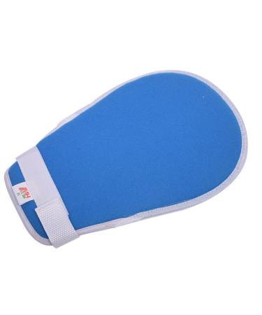 Ipetboom Finger Control Mitts Hand Protectors Padded Mitts Safety Finger Fixed Locking Mittens Patients Caregivers Elderly Protectors Blue