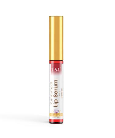 Kumkumadi Lip Serum for Moisturizing & Hydrating Dry Dark Lips Saffron & Vitamin E 10ml | Unisex Lip Care - Buy Online on GoSupps.com