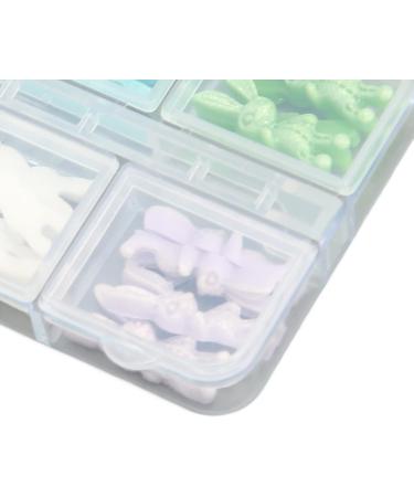 Rabbit Nail Decoration Nail Ornaments Adequate Quantity Safe Resin Multipurpose Beautiful for Nail Salon for Winter - Buy Online on GoSupps.com