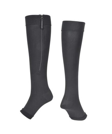 Vbest life compression elastic stocking sports printing hosiery body shape knee high calf socks compression elastic(L.)