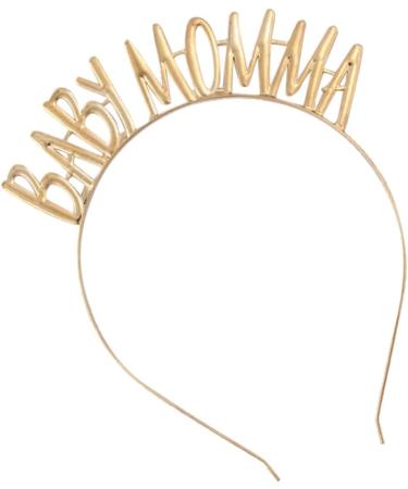 Amosfun Baby Clothes Tiara Head Band Womens Headbands Fashion Headbands Mom Hair Hoop Gold Outfit Mom to Be Headband Mom Headband Party Headband Party Costume Headgear Miss Clothing Alloy - Buy Online on GoSupps.com