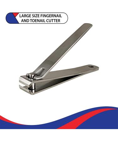 YNR Straight Large Nail Clippers - 80mm Heavy Duty Stainless Steel Sharpest Thick Toenail Fingernail Cutter for Men and Women - Buy Online on GoSupps.com