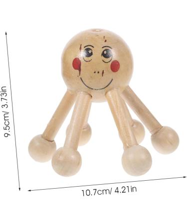 Fomiyes 2-in-1 Wooden Cervical Spine & Scalp Massage Device | Gua Sha Neck & Hand Massager for Ultimate Relaxation | International Shipping Available - Buy Online on GoSupps.com