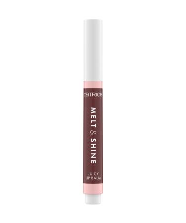 Catrice Melt & Shine Juicy Lip Balm No. 100 brown moisturizing enlarged shiny bright fresh vegan oil -free without parabens nanoparticles free 1 Pack (1.3g) 1.3 g (1 Pack) 100 Sunny side up up up