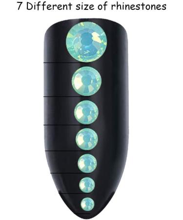 Sanbore 4 Packs Opal Jelly Nail Art Rhinestones Flatback Round Beads Glitter Crystals Mix Size Nail Charms Face Clothes Jewelry DIY Crafts - Buy Online on GoSupps.com