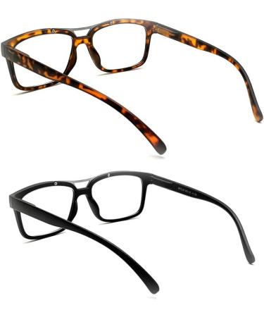 Buy 2 Pair Bifocal Reading Glasses for Men & Women - Spring Hinges Clear Lenses All Strengths Available - Shop Internationally - Buy Online on GoSupps.com