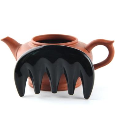 Rosenice Large Tooth Gua Sha Massage Tool - Ultra Smooth Edge Black Horn Comb for Relaxation & Skincare - Buy Online on GoSupps.com