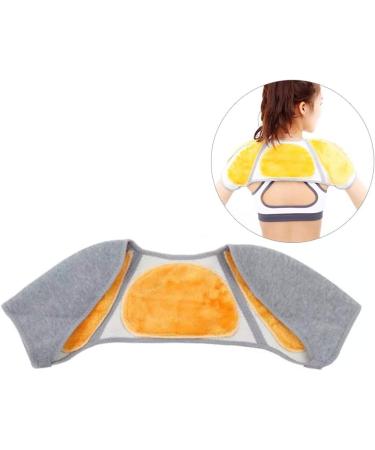 Microwavable Shoulder Warmer Neck Heat Pad & Massager | Double Shoulder Support Brace for Pain Relief - Shop Now - Buy Online on GoSupps.com