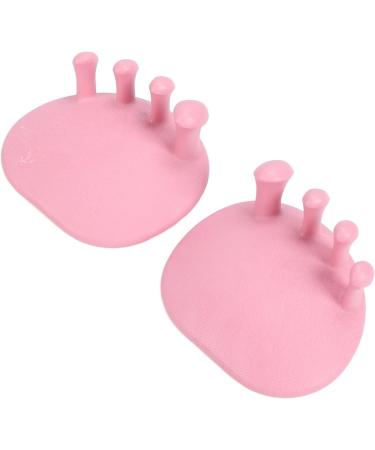 2 Piece Toe Separator Gel Spacers - Hammer Toe Gladder Spreaders for Pain Relief | Portable Body Corrector for Men & Women - Pink - Buy Online on GoSupps.com