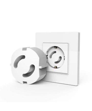 Sockets child locking child locking socket for baby and children - socket protection for gluing with rotating mechanics - socket fuse 20 pieces