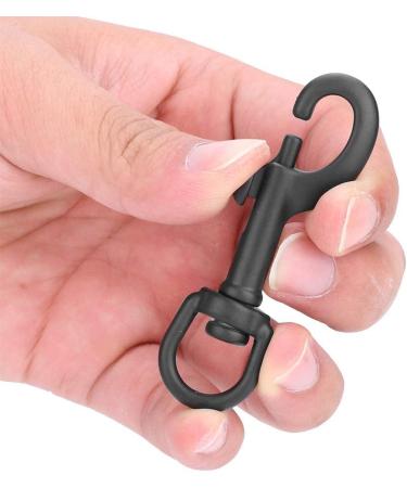 Premium Stainless Steel Bolt Snap Diving Hook - Vertebral Carabiner & Scuba Accessories Kit - 75mm Black - Buy Online on GoSupps.com