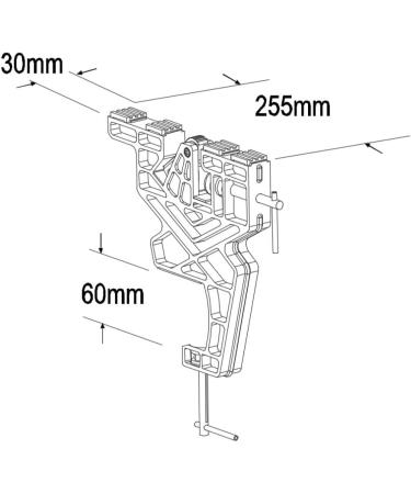 IGOSKI Ski and Snowboard Vice - Upgrade Adjustable Tuning Vise Grips - Buy Online on GoSupps.com