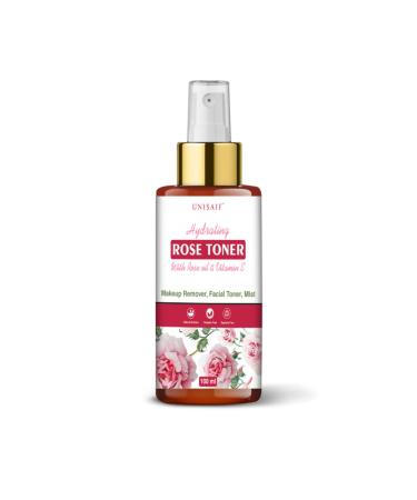 Rose Toner for Face Rose Hydrating Toner & Facial Mist with Rose Oil | Unclog pores | Makeup Removal | Facial Toner for Acne Prone Skin (3.38Fl oz 100 ml)