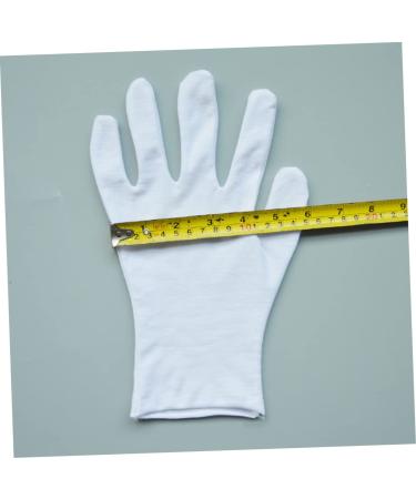minkissy Cotton Work Gloves 12 Pairs Factory Gloves Cotton Gloves Work Lengthen White Gloves White Work Gloves - Buy Online on GoSupps.com