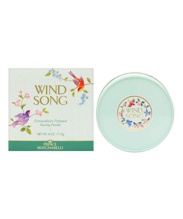 Prince Matchabelli Wind Song By PRINCE MATCHABELLI For Women 4 oz Dusting Powder, white
