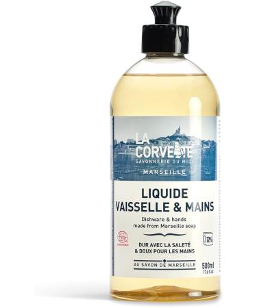 Buy La Corvette ECOCERT Dishwashing & Handwashing Liquid 500ml - Eco-Friendly International Shipping Available - Buy Online on GoSupps.com