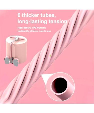 Swarous Multifunctional Pedal Puller Resistance Rope - 4/6-Tube Elastic Yoga Band for Full-Body Fitness - Buy Internationally | Smart Model-6 Tube - Buy Online on GoSupps.com