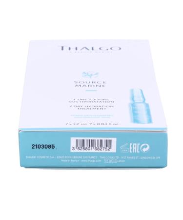 THALGO Source Marine Hydrating 7-Day Treatment | Absolute Hydra-Marine Concentrate SOS with Hyaluronic Acid - 7x1.2ml - International Shipping - Buy Online on GoSupps.com